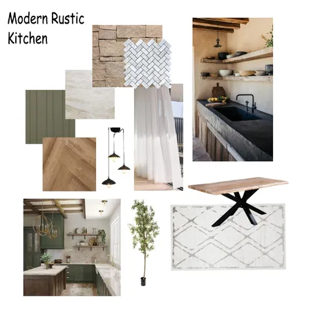 Modern Rustic Kitchen Mood Board Interior Design Mood Board by MelBoyd31 on Style Sourcebook