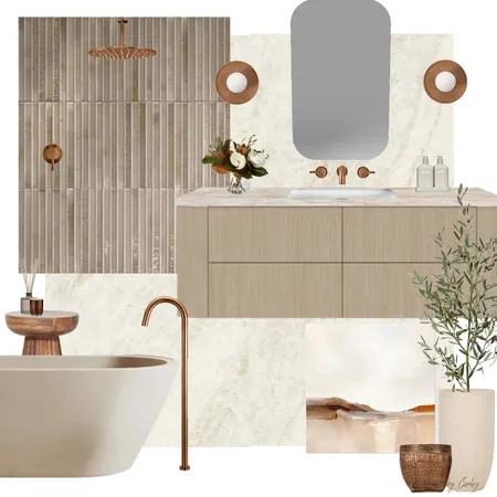 Soft Organic Bronze Interior Design Mood Board by Carley & Co. Design on Style Sourcebook