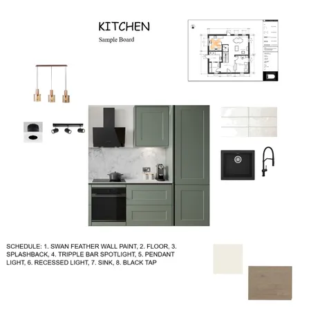 SAMPLE BOARD KITCHEN Interior Design Mood Board by LG STYLED INTERIORS on Style Sourcebook