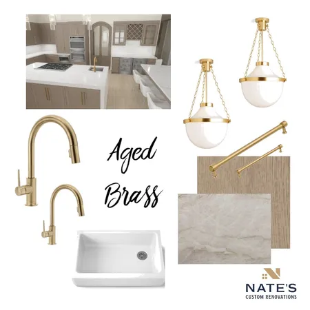 Aged Brass Frantz Interior Design Mood Board by lincolnrenovations on Style Sourcebook