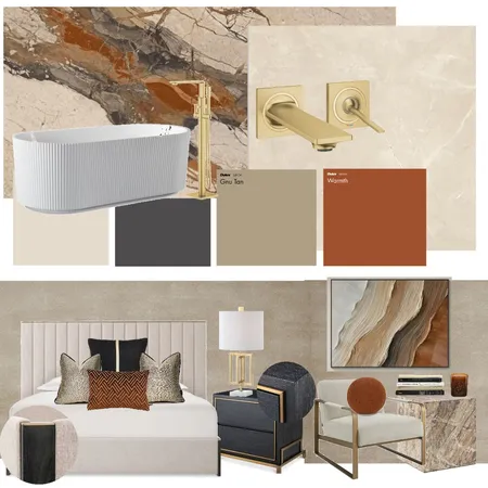 Master Bedroom - rust Interior Design Mood Board by SweetTooth1922 on Style Sourcebook
