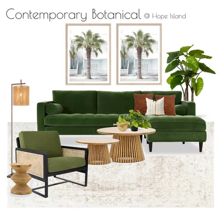 Contemporary Botanical Interior Design Mood Board by Styled By Lorraine Dowdeswell on Style Sourcebook