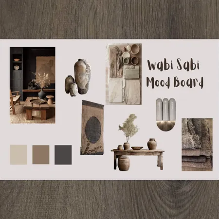 Wabi sabi moodboard Interior Design Mood Board by Dune Drifter Interiors on Style Sourcebook