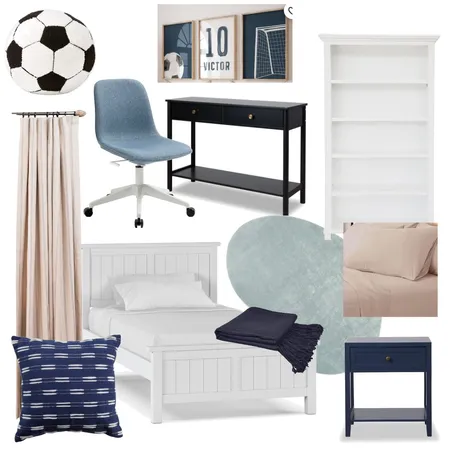 Thomas's room Interior Design Mood Board by Megan Woodgate Interiors on Style Sourcebook