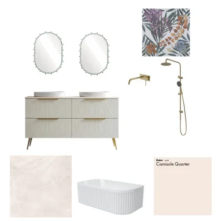 West Croydon Upstairs Bathroom Interior Design Mood Board by Linlin Interiors on Style Sourcebook