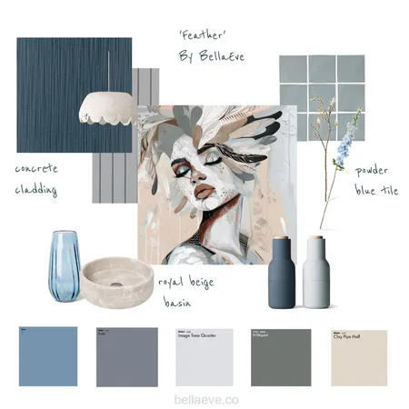 Feather  by Bella Eve Interior Design Mood Board by Jela Bandojo on Style Sourcebook