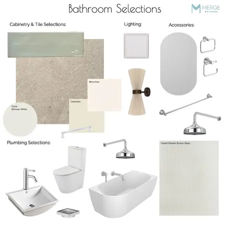 FRENCH - Bathroom Selections Interior Design Mood Board by Merge Building on Style Sourcebook