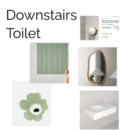 Downstairs Toilet Interior Design Mood Board by Margotjmac on Style Sourcebook