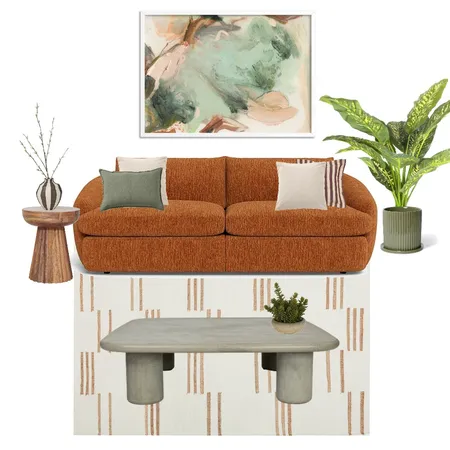 Rust Sofa Styling Interior Design Mood Board by KimmyG on Style Sourcebook