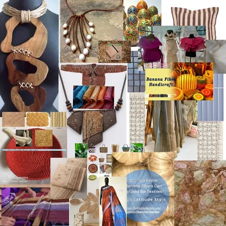 Banana Fabric Inspirational Mood Board Traditional toContemporary Interior Design Mood Board by innamagative@gmail.com on Style Sourcebook