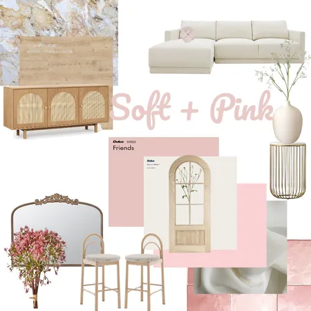 Soft and Pink Interior Design Mood Board by Clara Tawadrous on Style Sourcebook