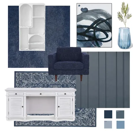 Study Interior Design Mood Board by hbdesigns on Style Sourcebook