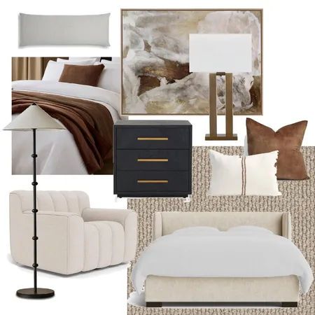 J&A Main Bedroom Moodboard Interior Design Mood Board by amber.monks@fbg.com.au on Style Sourcebook