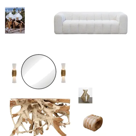 Beach Drift Wood White Couch Living Room Interior Design Mood Board by ANNEKE NOMURA INTERIORS on Style Sourcebook