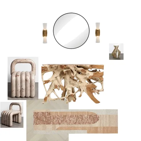 Beach Drift Wood Foyer Interior Design Mood Board by ANNEKE NOMURA INTERIORS on Style Sourcebook