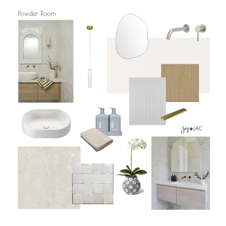 Home Powder Room Interior Design Mood Board by Jas and Jac on Style Sourcebook