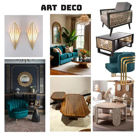 ART DECO Interior Design Mood Board by Haron Kariithi on Style Sourcebook