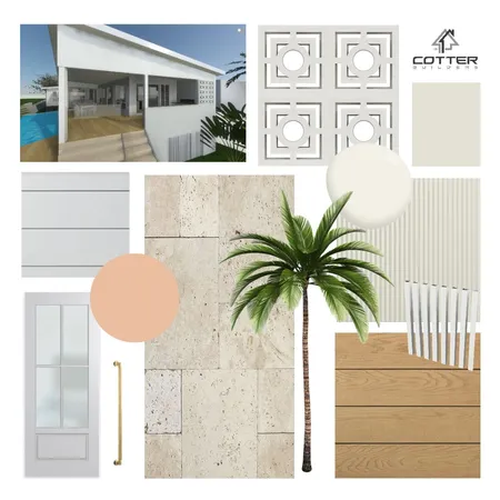 The Beach House - House Exterior Interior Design Mood Board by Cotter Builders on Style Sourcebook