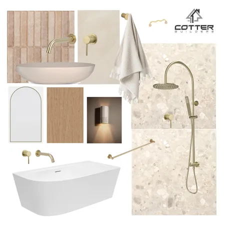 The Beach House - Ensuite Interior Design Mood Board by Cotter Builders on Style Sourcebook