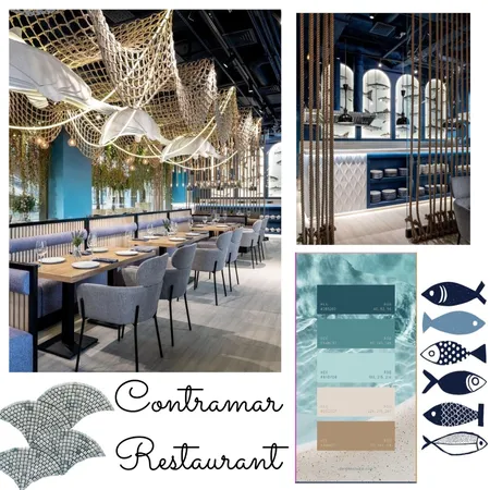 Mood board Seafood restaruant Interior Design Mood Board by Marisol on Style Sourcebook