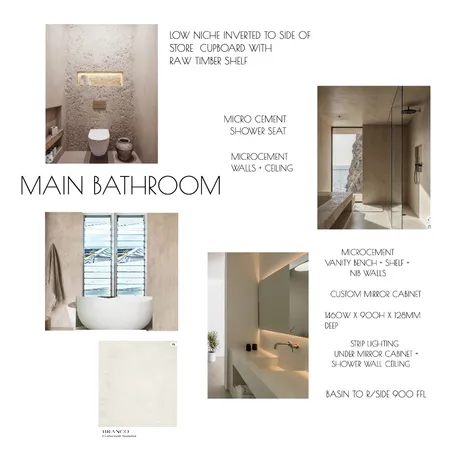TROON MAIN BATHROOM Interior Design Mood Board by Paradiso on Style Sourcebook