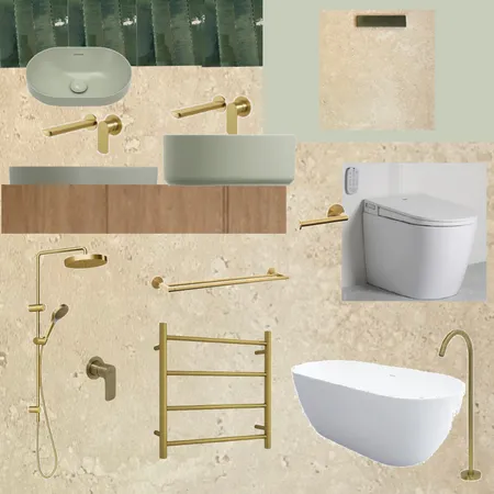 Ensuite Interior Design Mood Board by Cobblestone Studios on Style Sourcebook