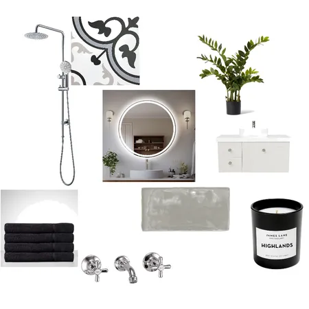Bathroom 1 Interior Design Mood Board by Kreativasinnet on Style Sourcebook