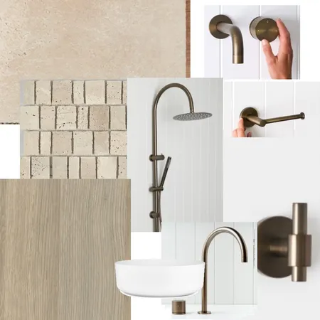 Downstairs Bathroom Interior Design Mood Board by Makiah Pippen on Style Sourcebook