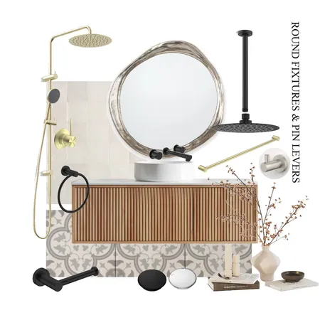 ROUND FIXTURES & PIN LEVERS 2 Interior Design Mood Board by hanzkie99 on Style Sourcebook