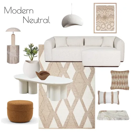 Modern Neutral Interior Design Mood Board by MichH on Style Sourcebook
