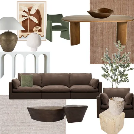 Willow Muse Chocolate Interior Design Mood Board by James Lane on Style Sourcebook