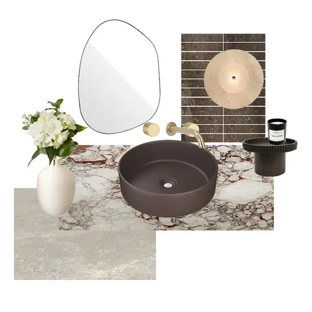 moody + espresso vibes bathroom Interior Design Mood Board by CiaanClarke on Style Sourcebook