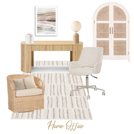 Calm Home Office Interior Design Mood Board by Helen Laverty Interiors on Style Sourcebook