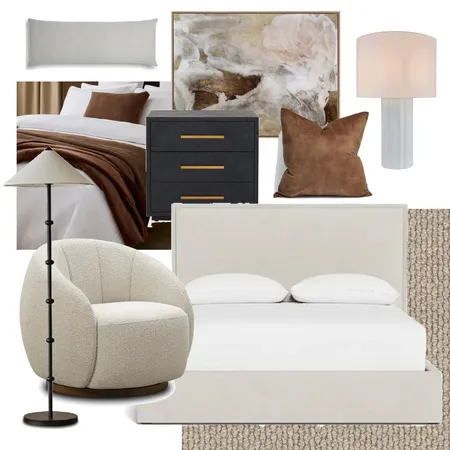 J&A Main Bedroom Moodboard Interior Design Mood Board by amber.monks@fbg.com.au on Style Sourcebook