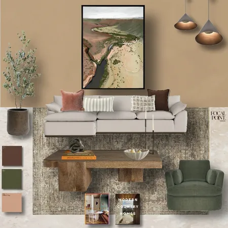 Lounge - Bonnie Wood opt 2 Interior Design Mood Board by Focal Point Interior Design on Style Sourcebook