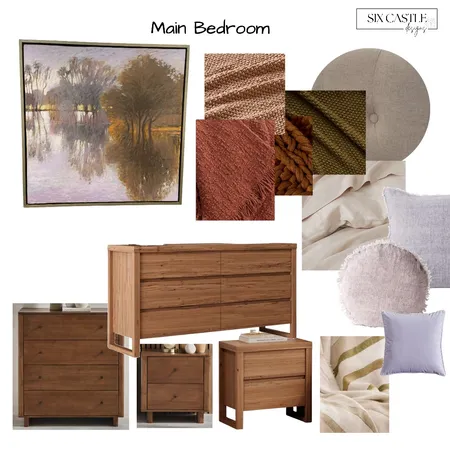 Sanchez - Main Bedroom Interior Design Mood Board by Six Castle Designs on Style Sourcebook