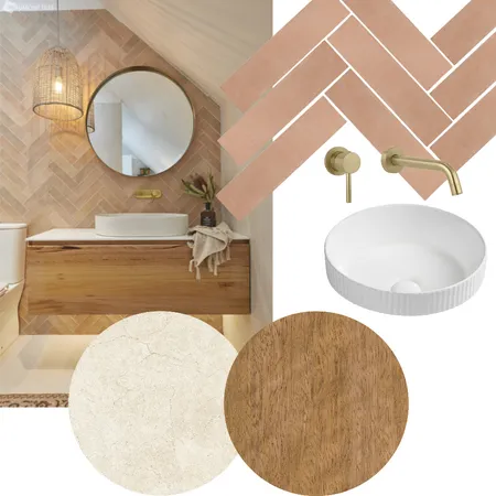 Beach Shack Ensuite Opt.2 Interior Design Mood Board by Eden & Birch Design Studio on Style Sourcebook