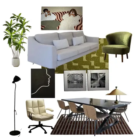 Northpoint Resi Work Room MB Interior Design Mood Board by al1168ster@gmail.com on Style Sourcebook