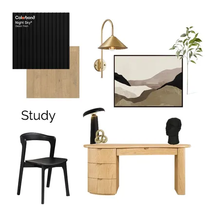 Study Moodboard Interior Design Mood Board by Studio7 Stylings on Style Sourcebook