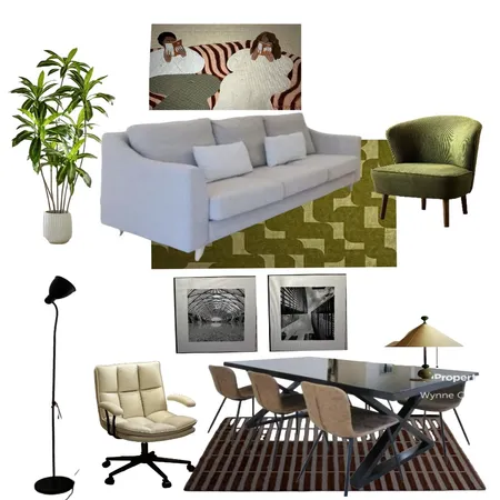 Northpoint Resi Work Room MB Interior Design Mood Board by al1168ster@gmail.com on Style Sourcebook