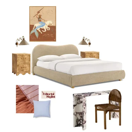 Rosie's Bedroom Interior Design Mood Board by The Editorial Stylist on Style Sourcebook