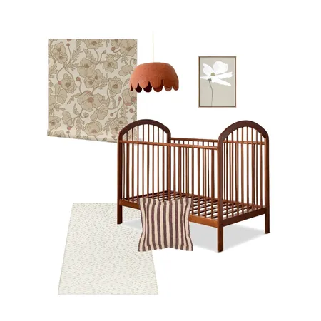 VINTAGE POPPIES NURSERY Interior Design Mood Board by andreak on Style Sourcebook