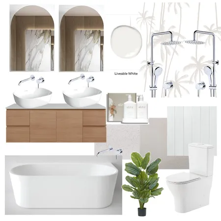 Ensuite 01 Interior Design Mood Board by Our Peninsula Build on Style Sourcebook