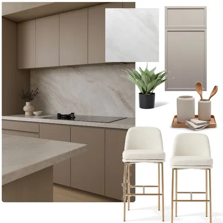 Tyshia Galteau Kitchen Interior Design Mood Board by jdarinteriors