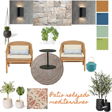 Patio relajado mediterraneo Interior Design Mood Board by Eugebam11 on Style Sourcebook