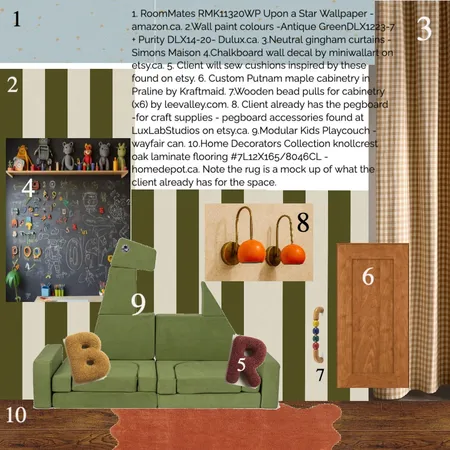 playroom sampleboard Interior Design Mood Board by ChelseyJanea on Style Sourcebook