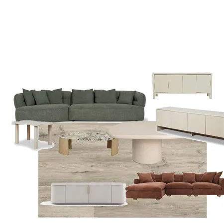 Lounge green Interior Design Mood Board by Katbyrne