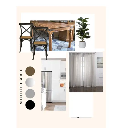 Kitchen Woods House Interior Design Mood Board by haideew