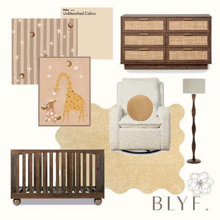 Starry Nursery v2 Interior Design Mood Board by Lauren166