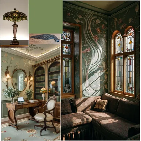 Home Office Interior Design Mood Board by Aliki89